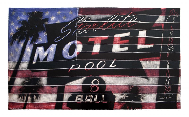 Starlite Motel Screenprinted Giclee- last one - Click here to view and order this product