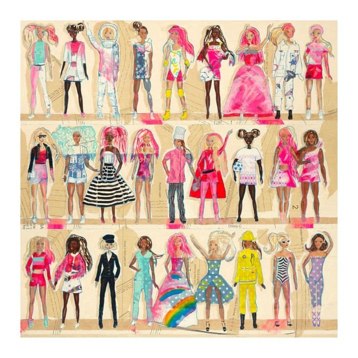 Barbies Print 40cm - Click here to view and order this product